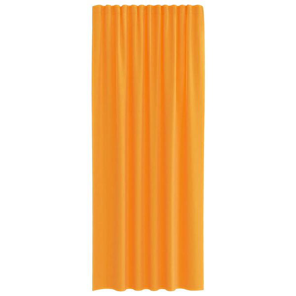 vidaXL Voile Vorhänge mit Stangentaschen 2 Stk. Orange