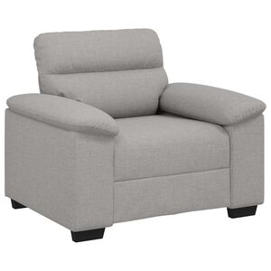 vidaXL Sessel Wolkengrau 100x81x84 cm Stoff