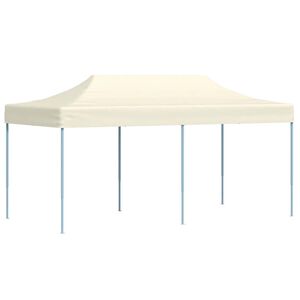 vidaXL Faltzelt Pop-Up 3x6 m Cremewei&szlig;