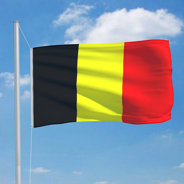 vidaXL Belgienflagge 90x150 cm