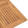 vidaXL Gartentisch Klappbar 110x110x75 cm Massivholz Teak