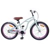 vidaXL Kinderfahrrad 22 Zoll f&uuml;r 7-12 Jahre alt Hellgr&uuml;n