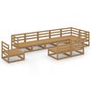 vidaXL 9-tlg. Garten Lounge Set Honigbraun Massivholz Kiefer