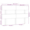 vidaXL Kopfteil Wei&szlig; 184x3x81 cm Massivholz Kiefer