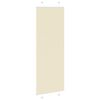 vidaXL Plissee Creme 80x200 cm Stoffbreite 79,4 cm Polyester