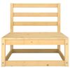 vidaXL 6-tlg. Garten-Lounge-Set Massivholz Kiefer