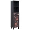 vidaXL Badezimmerschrank mit Schubladen Mehrfarbig 38 x 33,5 x 160 cm