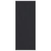 vidaXL Fu&szlig;matte Schwarz 60x150 cm