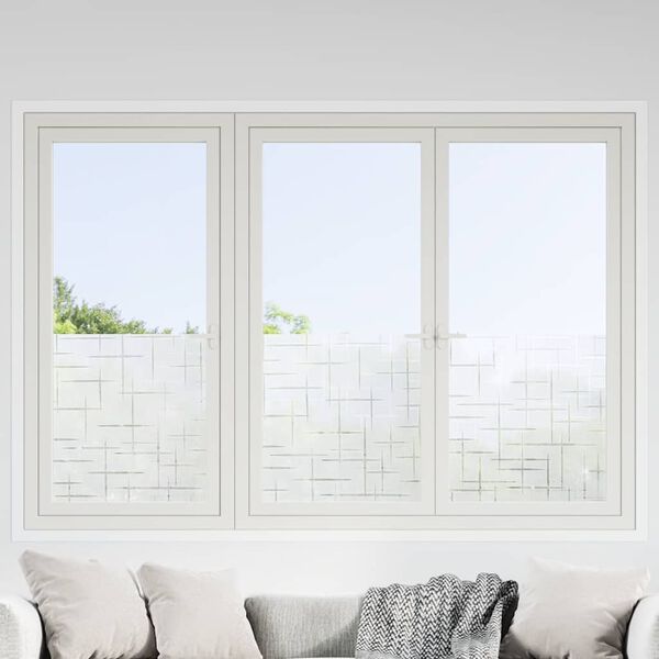 vidaXL Fensterfolien 2 Stk. Matt Sternen-Muster PVC
