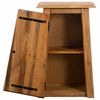 vidaXL Bad-Wandschrank Massivholz Kiefer 42x23x70 cm