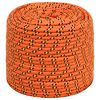 vidaXL Bootsseil Orange 10 mm 25 m Polypropylen