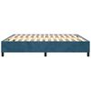vidaXL Boxspringbettgestell Dunkelblau 200x200 cm Samt
