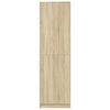 vidaXL Garderobenschrank Sonoma-Eiche 55x25x189 cm Holzwerkstoff