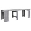 vidaXL Esstisch 240 x 85 x 75 cm Holzwerkstoff Grau Sonoma