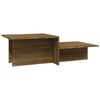 vidaXL Couchtisch Braun Eichen-Optik 111,5x50x33 cm Holzwerkstoff