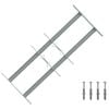 vidaXL Sicherheitsgitter f&uuml;r Fenster mit 4 Querstangen 3 pcs