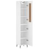 vidaXL Highboard Wei&szlig; 34,5x34x180 cm Holzwerkstoff