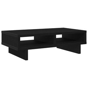vidaXL Monitorst&auml;nder Schwarz Eichen-Optik 50x27x15 cm Holzwerkstoff