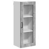 vidaXL Wandglas-Schrank LUCCA Betongrau 40 x 31 x 100 cm Holzwerkstoff