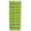 vidaXL Premium-G&auml;stet&uuml;cher SOLUND 10 Stk. Apfelgr&uuml;n 30x50 cm 600 g/m&sup2;