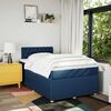 vidaXL Boxspringbett mit Matratze Blau 120x190 cm Stoff