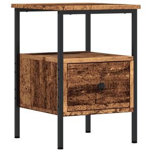 vidaXL Nachttisch Altholz-Optik 34x36x50 cm Holzwerkstoff