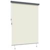 vidaXL Rollo mit Vorhängen Creme 200 x 250 cm Stoff und Aluminium