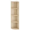 vidaXL Eckregal 4 Ebenen 31,5 x 31 x 130 cm Holzwerkstoff Sonoma-Eiche