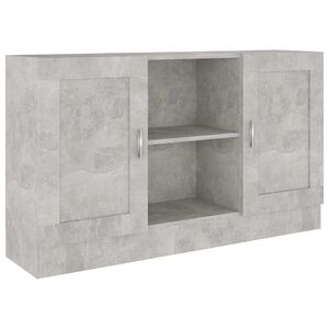 vidaXL Sideboard Betongrau 120x30,5x70 cm Holzwerkstoff