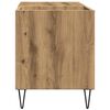 vidaXL Plattenschrank Artisan-Eiche 84,5x38x48 cm Holzwerkstoff