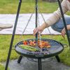 RedFire Schwenkgrill mit Dreibein und Feuerschale 50 cm Schwarz
