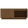 vidaXL Couchtisch Honigbraun 100x101x40,5 cm Massivholz Kiefer