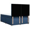vidaXL Boxspringbett mit Matratze Blau 140x200 cm Stoff