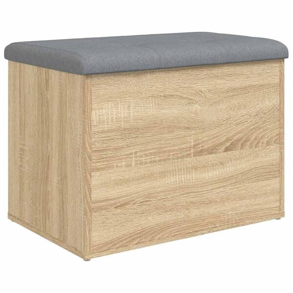 vidaXL Aufbewahrungsbank Sonoma-Eiche 62 x 42 x 45 cm Holzwerkstoff