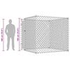 vidaXL Outdoor-Hundezwinger 193x193x185 cm