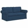 vidaXL Sofa Set 2 pcs Blau 175 x 82 x 80 cm Stoff