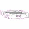 vidaXL Bettrahmen Natur 160 x 200 cm Massives Kiefernholz