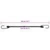 vidaXL Gummiseile Reflektierend mit Haken 50 Stk. 38 cm