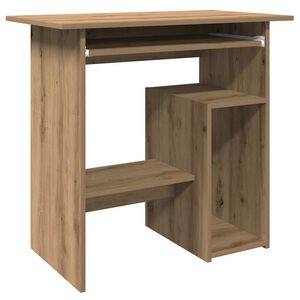 vidaXL Schreibtisch Artisan-Eiche 80x45x74 cm Holzwerkstoff