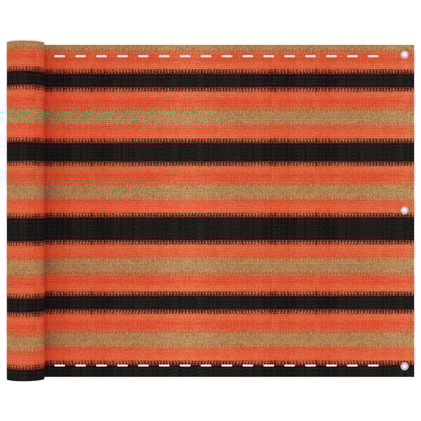 vidaXL Balkon-Sichtschutz Mehrfarbig 75x500 cm HDPE