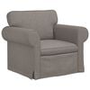 vidaXL Sofa 2 pcs Taupe