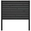 vidaXL Kopfteil Schwarz 96x4x100 cm Massivholz Kiefer