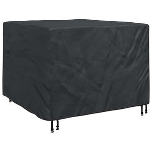 vidaXL M&ouml;belbezug Schwarz 125 x 125 x 74 cm 420D Oxford-Gewebe
