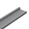 vidaXL Wandregale 4 Stk. Grau 60x9x3 cm