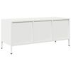 vidaXL TV-Schrank Weiß 101,5x39x43,5 cm Kaltgewalzter Stahl