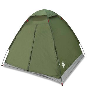 vidaXL Kuppel-Campingzelt 2 Personen Olivgr&uuml;n Wasserdicht