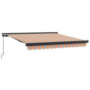 vidaXL Ausziehbare Markise Mehrfarbig 300 x 250 cm
