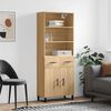 vidaXL Highboard Sonoma-Eiche 69,5x34x180 cm Holzwerkstoff
