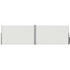 vidaXL Ausziehbare Seitenmarkise 180x600 cm Creme