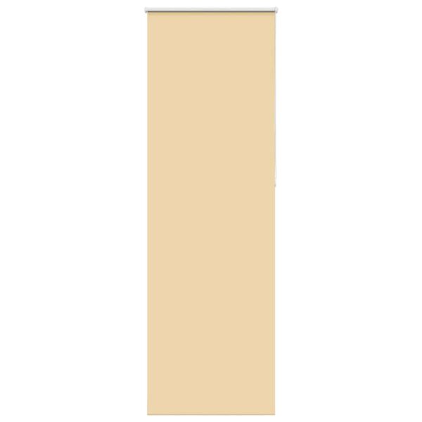 vidaXL Verdunkelungsrollo Beige 75x230cm Stoffbreite 70,7 cm Polyester